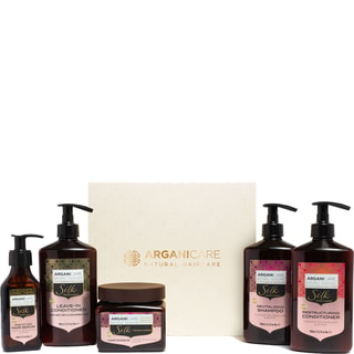 Estuche revitalizante y reestructurante - Proteína de seda - Cabello seco y apagado - 5 productos