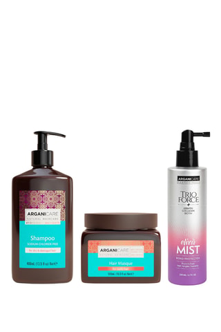 Coffret routine boucles & réparation à l’huile d’argan & force repair - 3 produits