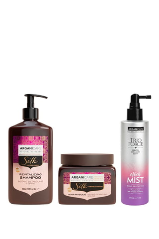 Coffret routine réparatrice & fortifiante à la protéine de soie & force repair - 3 produits