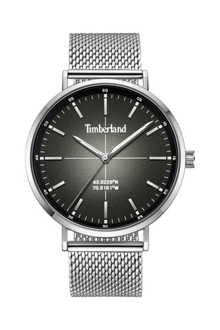 Montre à quartz en acier - Argenté et noir