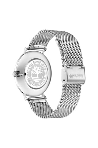 Montre à quartz en acier - Argenté et noir
