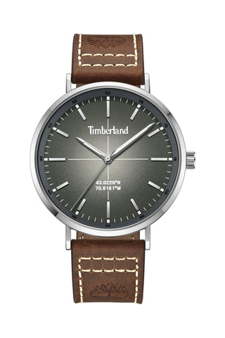 Montre en cuir - Marron et argenté