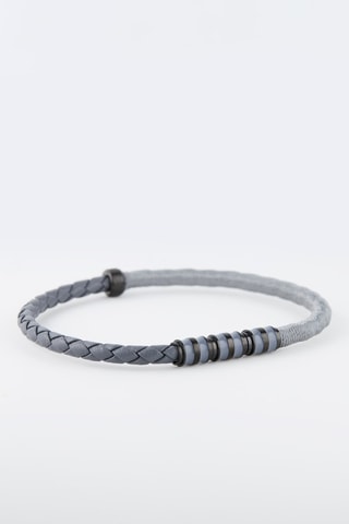Pulsera - Chapado en ion negro y seda