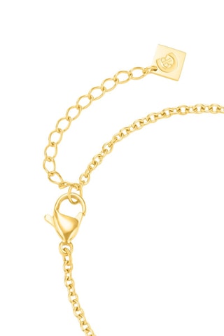 Pulsera Eletra - Chapado en oro amarillo y malaquita