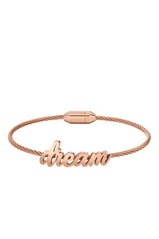 Pulsera Believe - Chapado en oro rosa