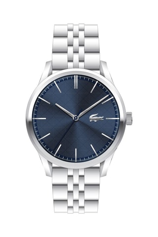 Reloj de cuarzo de acero - Plateado