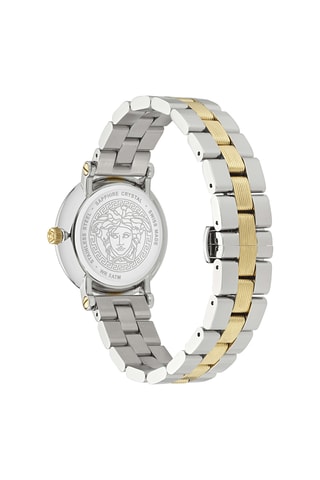 Reloj de cuarzo de acero - Dorado y plateado