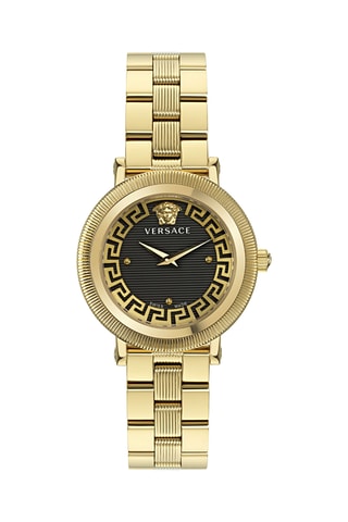 Reloj de cuarzo de acero - Dorado y negro