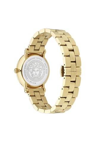Reloj de cuarzo de acero - Dorado y negro