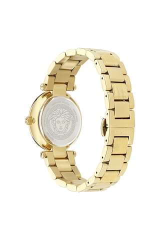 Reloj de cuarzo de acero - Dorado y negro
