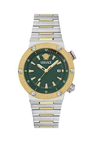 Reloj de cuarzo de acero - Plateado y dorado