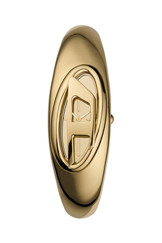 Reloj de cuarzo de acero - Dorado
