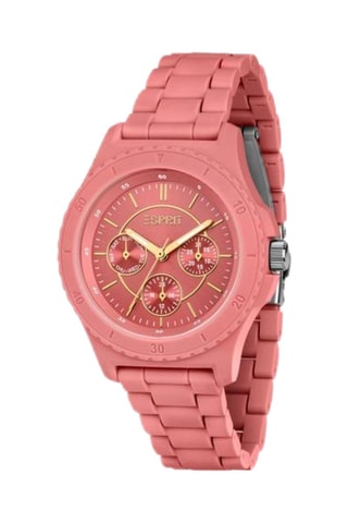 Reloj de cuarzo de plástico - Rosa