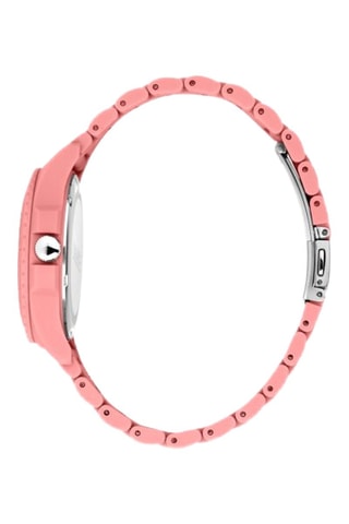 Reloj de cuarzo de plástico - Rosa