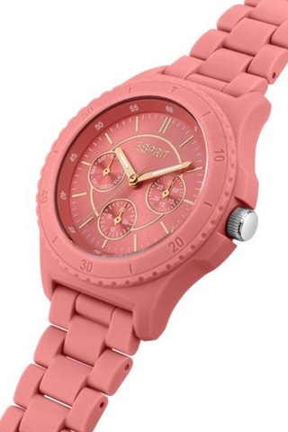 Reloj de cuarzo de plástico - Rosa