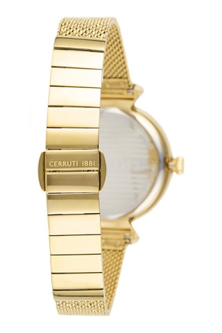 Reloj de cuarzo de acero Cerrisi - Plateado