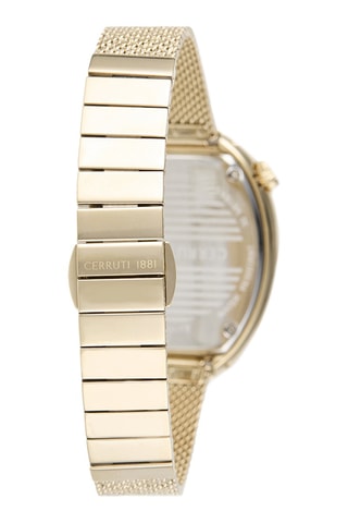 Reloj de cuarzo de acero Parrera - Rosa dorado