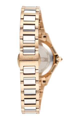 Reloj de cuarzo de acero Jesina - Plateado y dorado