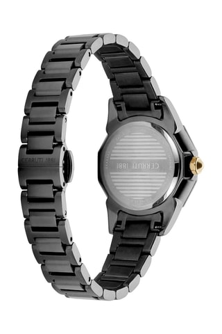 Reloj de cuarzo de acero Jesina - Antracita