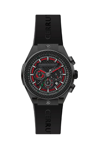 Reloj de cuarzo de silicona Ruscello - Cronógrafo - Negro y antracita