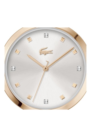 Reloj de cuarzo chapado en oro rosa iónico