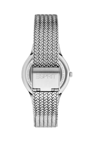 Reloj de cuarzo de acero - Plateado