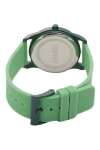 Reloj de cuarzo de silicona - Verde