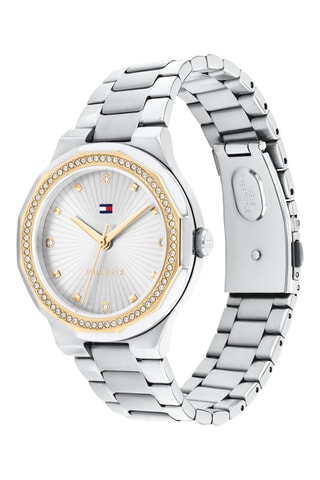 Reloj de cuarzo de acero bañado en oro amarillo Piper
