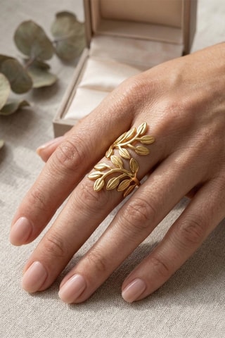 Anello - Placcato oro giallo