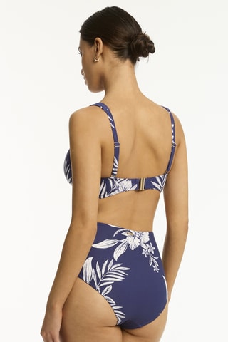 Sujetador de bikini Aloha - Azul marino