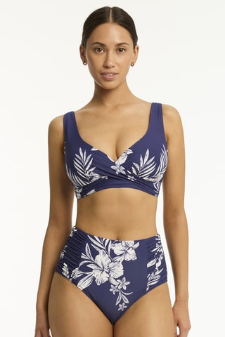 Sujetador de bikini Aloha - Azul marino