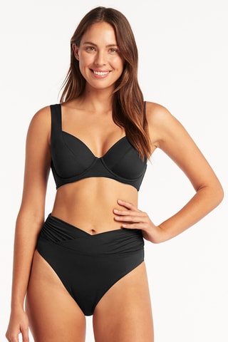 Sujetador de bikini Essentials - Negro