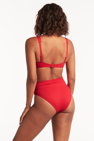 Sujetador de bikini Essentials - Rojo