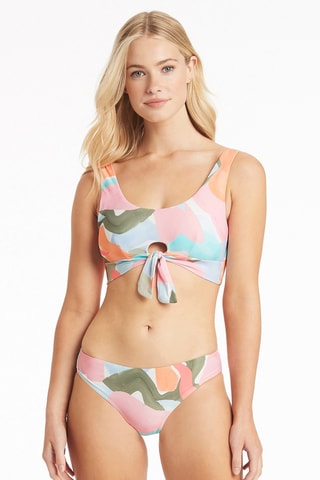 Sujetador de bikini Paintball - Rosa
