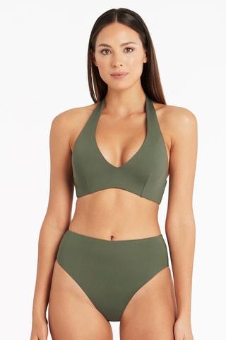 Sujetador de bikini Essentials - Caqui