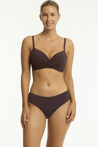 Braga de bikini Essentials Edit - Marrón oscuro