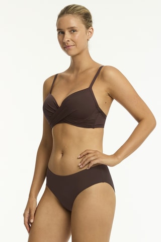 Braga de bikini Essentials Edit - Marrón oscuro