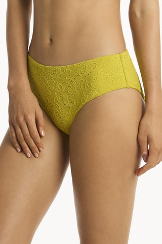 Braga de bikini Interlace - Mostaza