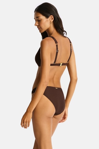 Braga de bikini Luminara - Marrón oscuro