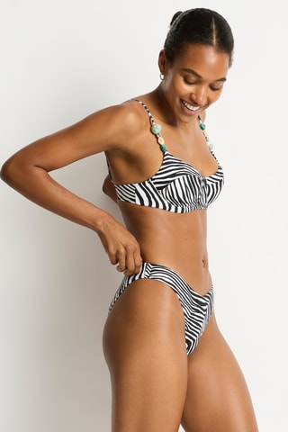 Braga de bikini Zebralis - Negro