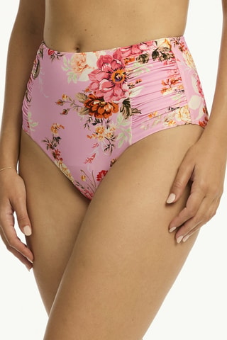 Braga de bikini de talle alto Rosewood - Rosa