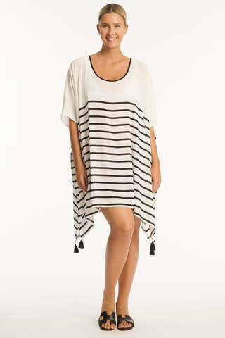 Vestido de playa Amalfi - Negro