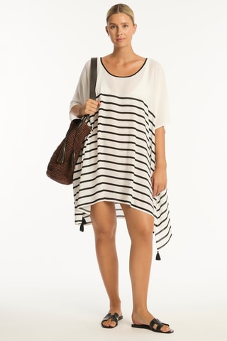 Vestido de playa Amalfi - Negro