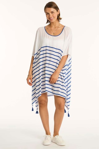 Vestido de playa Amalfi - Azul oscuro