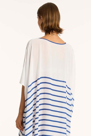 Vestido de playa Amalfi - Azul oscuro