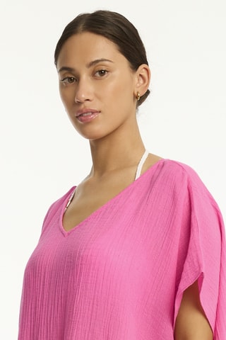 Vestido de playa Sunset - Rosa