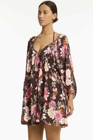 Vestido de playa Rosewood - Marrón oscuro