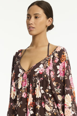 Vestido de playa Rosewood - Marrón oscuro