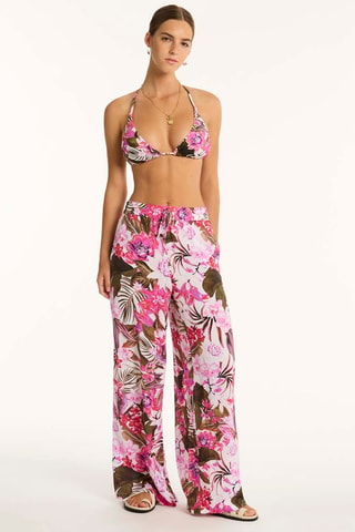 Pantalón de playa Isla - Blanco