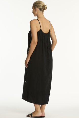 Vestido de playa Sunset - Negro